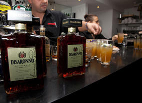 Bar Manager Graham (pictured) created some custom Disaronno cocktails especially for the event.