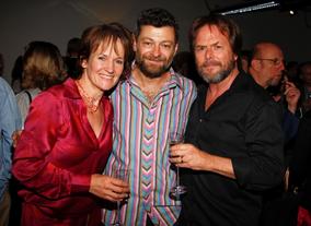 Lorraine Ashbourne, Andy Serkis and Randy Cook (BAFTA/Brian J Ritchie).