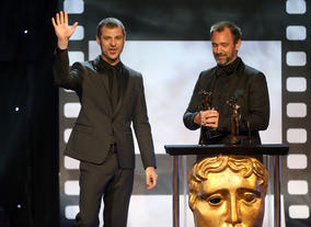 Matt Stone and Trey Parker at the Britannia Awards. 