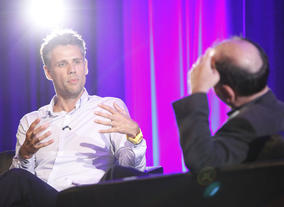 Armando Iannucci in conversation with Richard Bacon