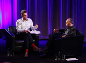 Armando Iannucci in conversation with Richard Bacon