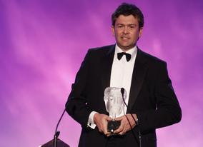 David Tyler accepts the Game Award of 2009 after Call of Duty: Modern Warfare 2 was voted the favourite title of the last 12 months by the British Public (BAFTA/Brian Ritchie)