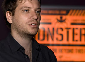 Filmmaker Gareth Edwards in Cardiff. Pic: Jon Pountney