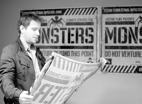 Gareth in preperation for the evenings screening and workshop in Nottingham. (Pic: BAFTA/Camille Sales)