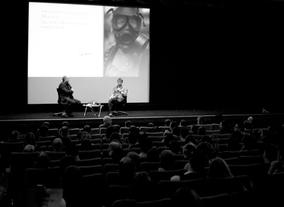 After showcasing the film, Gareth sits down for a Q&A session (Pic: BAFTA/Camille Sales)