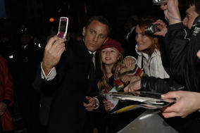 Nominee Daniel Craig meets fans (BAFTA / Liam Daniel).