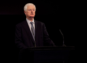 BAFTA Chairman Tim Corrie opens the announcement.