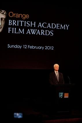 BAFTA Chairman Tim Corrie opens the announcement.