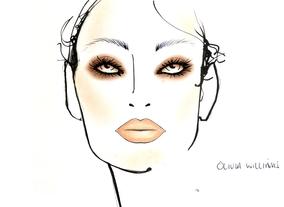 Olivia Williams - 2011 Face Chart