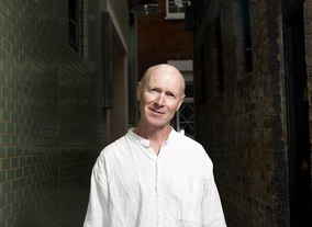 Screenwriter Paul Laverty poses for the BAFTA and BFI Screenwriters' Lecture Series 2011.