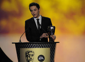 The Outnumbered actor presents the Pre-School Animation category. Pic: BAFTA/Steve Finn