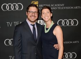 Mad Men actor Rich Sommer and his wife Virginia Donohoe 