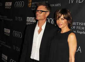 Actor Harry Hamlin and presenter Lisa Rinna
