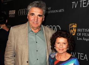 Husband and wife Jim Carter and Imelda Staunton