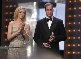 HRH Prince William, The Duke of Cambridge with Uma Thurman