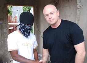 This documentary series saw the actor travel around the world to meet gang members and those affected by them. (Pic: Tiger Aspect)