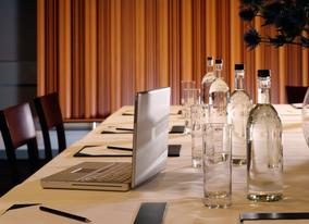 The fully refurbished room is ideal for business meetings