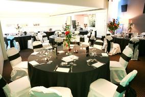The combined space can be used to accommodate a large sit down dinner