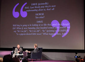 Lecture held with Simon Beaufoy as apart of the BAFTA and BFI Screenwriters' Lecture Series. (Photography: Jay Brooks)