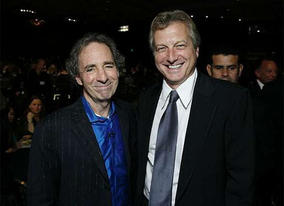 Harry Shearer and BAFTA/LA chairman Peter Morris at the BAFTA/LA: Britannia 2008