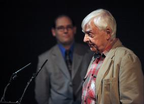 Writer and director Peter Pickering spoke of his admiration and respect for Wolf in his tribute speech.