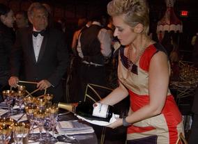 Champagne flowed thanks to BAFTA's generous partner, Champagne Taittinger.