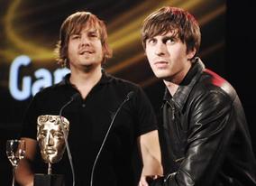 The band Athlete present the Award for Best Game