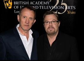Steve Barron and Eddie Izzard