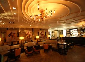 The event reception was held in the Bassoon Bar at London's luxurious Corinthia Hotel