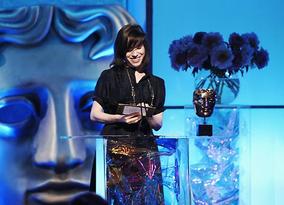 The Happy-Go-Lucky actress presented the Sound Factual Award to More 4's War Oratorio (pic: BAFTA / Richard Kendal).