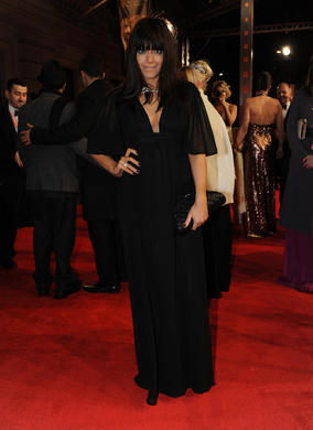 The Film 2012 host looks radiant on the red carpet in Ossie Clark with a Chanel necklace.