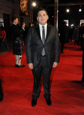 After comic turns in Superbad and Get Him To The Greek, Hill is nominated for his dramatic performance opposite Brad Pitt in Moneyball. Hill is wearing a suit by Calvin Klein.