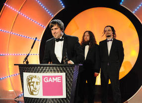 The DarkMatter team collected the BAFTA Ones to Watch Award for their game Boro Toro (BAFTA / James Kennedy). 