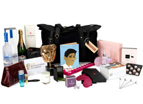The nominee gift bag for the Orange British Academy Film awards in 2010. 