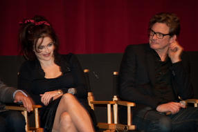 THE KING'S SPEECH - Tom Hooper, Colin Firth, Helena Bonham Carter and producers Ian Canning, Emile Sherman and Gareth Unwin.
