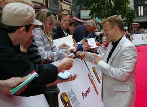 Graham Norton fans on the red carpet at the British Academy Television Awards in 2007.