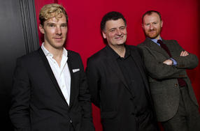 BAFTA Cymru ran a preview screening of Sherlock: The Hounds Of Baskerville in Wales after which Benedict Cumberbatch, Steven Moffat and Mark Gatiss took part in a Q&A session.
