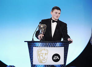 Elliot-Otis Brown Walters accepting the Break-through Talent Award in 2008 Children's 08: Break-through Talent