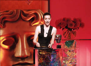 Talulah Riley presenting an Award at the British Academy Television Craft Awards in 2008.
