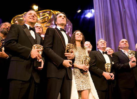 The winners of the Orange British Academy Film Awards in 2008.