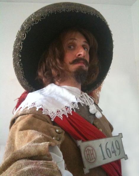 Laurence Rickard: Cavalier costume