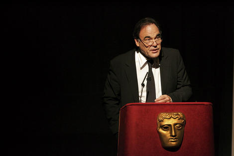 Oliver Stone delivers the David Lean Lecture in 2006.
