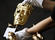 BAFTA masks are polished before the British Academy Television Awards.