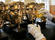BAFTA masks are polished before the British Academy Television Awards.