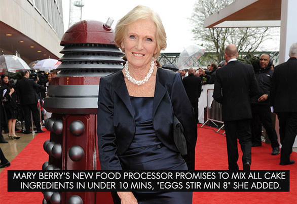 Mary Berry And Dalek winner