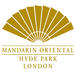 The Mandarin Oriental Hotel, Hyde Park, London. Mandarin Oriental Hotel logo
