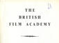 British Film Academy Booklet published April 1948. British Film Academy Booklet published April 1948.
