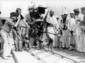 Producer/Director Richard Attenborough and Actor Ben Kingsley on the set of Gandhi (1982) Producer/Director Richard Attenborough and Actor Ben Kingsley on the set of Gandhi (1982)