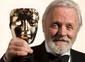 Anthony Hopkins displays his Fellowship BAFTA at the Orange British Academy Film Awards in 2008.
