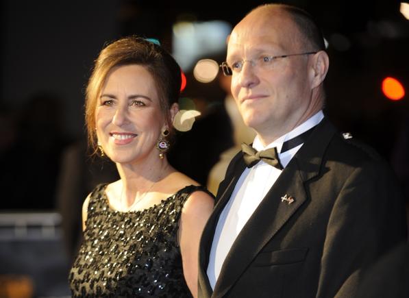 Kirsty Wark and Alan Clements British Academy Scotland Awards - Red Carpet in 2013